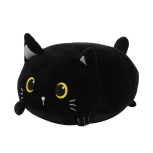 Cushion, Mochi Katze Plüsch schwarz 35cm