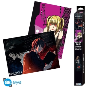 Death Note - L vs Light & Misa Poster Set