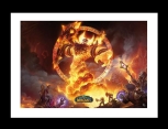 World of Warcraft - Ragnaros gerahmtes Bild