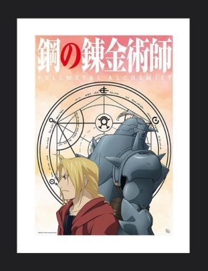 Fullmetal Alchemist - Gebrüder Elric gerahmtes Bild