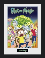 Rick & Morty - Charaktere gerahmtes Bild