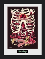 Rick & Morty - Anatomie Park gerahmtes Bild
