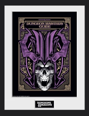 Dungeons & Dragons - Anleitung des Meisters gerahmtes Bild