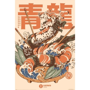 Ilustrata - Drachensushi Maxi Poster