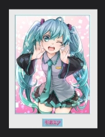 Hatsune Miku - Zwinkern gerahmtes Bild