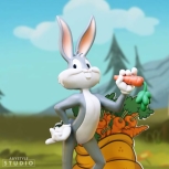 Looney Tunes - Bugs Bunny Figur