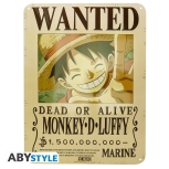 One Piece - Gesucht: Monkey D. Ruffy Neue Welt Metallplatte