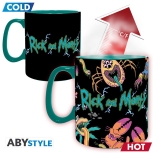 Rick & Morty - Raumschiff thermoeffekt Tasse