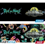 Rick & Morty - Raumschiff thermoeffekt Tasse