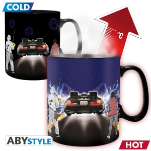 Zurück in die Zukunft - Zeitmaschine thermoeffekt Tasse