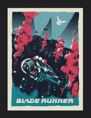 Blade Runner - Warner 100ster Jahrestag gerahmtes Bild