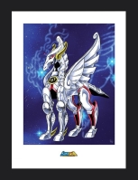 Saint Seiya - Pegasusrüstung gerahmtes Bild