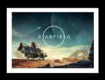Starfield - Landung gerahmtes Bild