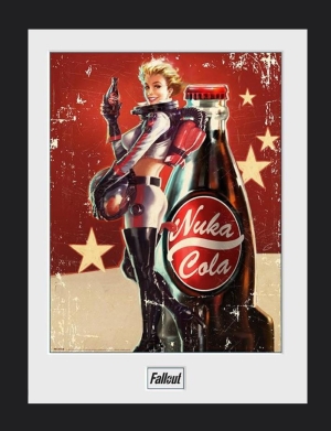 Fallout - Nuka Cola gerahmtes Bild