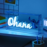 Lilo & Stitch - Ohana Neon Lampe