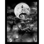 Nightmare before Christmas - Oogie Boogie gerahmtes Bild
