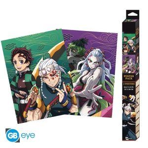 Demon Slayer - Vergnügungsvirtel Poster Set