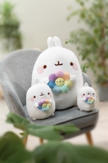 Nici, Molang - Molang mit Regenbogenblume in Geschenksverpackung Plüsch 25cm
