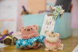 Nici, Nomo Bär mit Pommes und Bienenkostüm in Geschenkbox 10cm