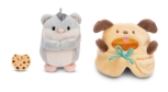 Nici, Shai Hamster mit Keks und Hundekostüm in Geschenkbox 10cm