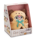 Nici, Shai Hamster mit Keks und Hundekostüm in Geschenkbox 10cm