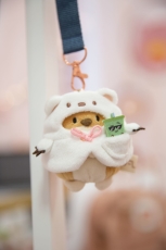 Nici, Hiro Hund mit Bubble Tea und Eisbärenkostüm in Geschenkbox 10cm