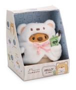 Nici, Hiro Hund mit Bubble Tea und Eisbärenkostüm in Geschenkbox 10cm