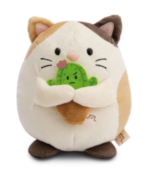 Nici, Angy Katze mit Kaktus Plüschtier in Geschenkbox 16cm
