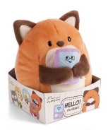 Nici, Geeks Fuchs mit Videospiel Plüschtier in Geschenkbox 16cm