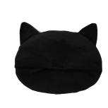 Cushion, Mochi Katze heizbar Plüsch schwarz