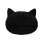 Cushion, Mochi Katze heizbar Plüsch schwarz