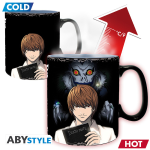 Death Note - Kira & L thermoeffekt Tasse