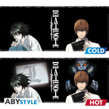Death Note - Kira & L thermoeffekt Tasse