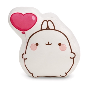 Nici, Molang - Molang mit Herzballon Plüschkissen