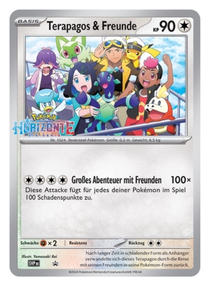 Pokemon - Horizonte Promokarte Terapagos & Freunde