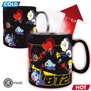 BT21 - Weltall thermoeffekt Tasse