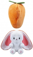 Hase mit Karotte wendbar Plüsch 35cm