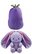 Hase mit Melanzani wendbar Plüsch 35cm