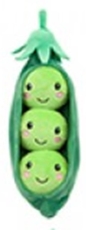 Softlings Pod Squad die Erbsenschote Plüsch 25cm