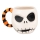 Nightmare before Christmas - Jack Skellington mit gestreiftem Henkel 3D Tasse