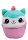 Kawaii Katze im Eisbecher türkis, weiß Plüsch 25cm