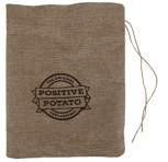 Positive Ananas mit Hessiansack Plüsch 15cm