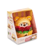 Nici, Tiggy Tiger mit Gurkenglas und Hamburgerkostüm in Geschenkbox 10cm