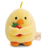 Nici, Tschieps Küken mit Chilisoße und Hähnchenkeulekostüm in Geschenkbox 10cm