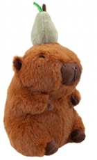 Capybara mit Birne Plüsch 15cm