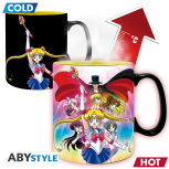 Sailor Moon - Gruppe thermoeffekt Tasse