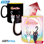 Sailor Moon - Gruppe thermoeffekt Tasse
