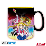 Sailor Moon - Gruppe thermoeffekt Tasse