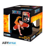 One Piece - Ruffy & Ace thermoeffekt Tasse