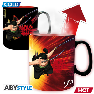 One Piece - Zorro & Sanji thermoeffekt Tasse